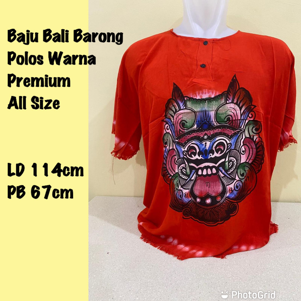 Jual BAJU BALI BARONG ALL SIZE FIT TO XL | Shopee Indonesia