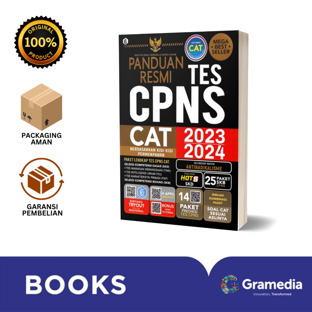 Jual Gramedia Bali - PANDUAN RESMI TES CPNS CAT 2023/2024 | Shopee ...