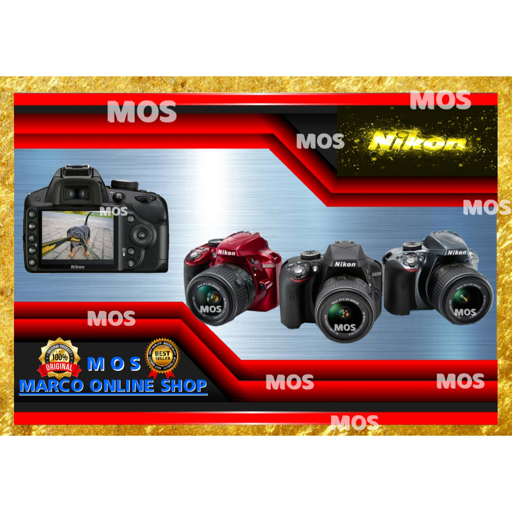 Nikon D3300 AF-S NIKKOR 18-55mm F3.5-5.6G VR II Kit 18-270mm F3.5