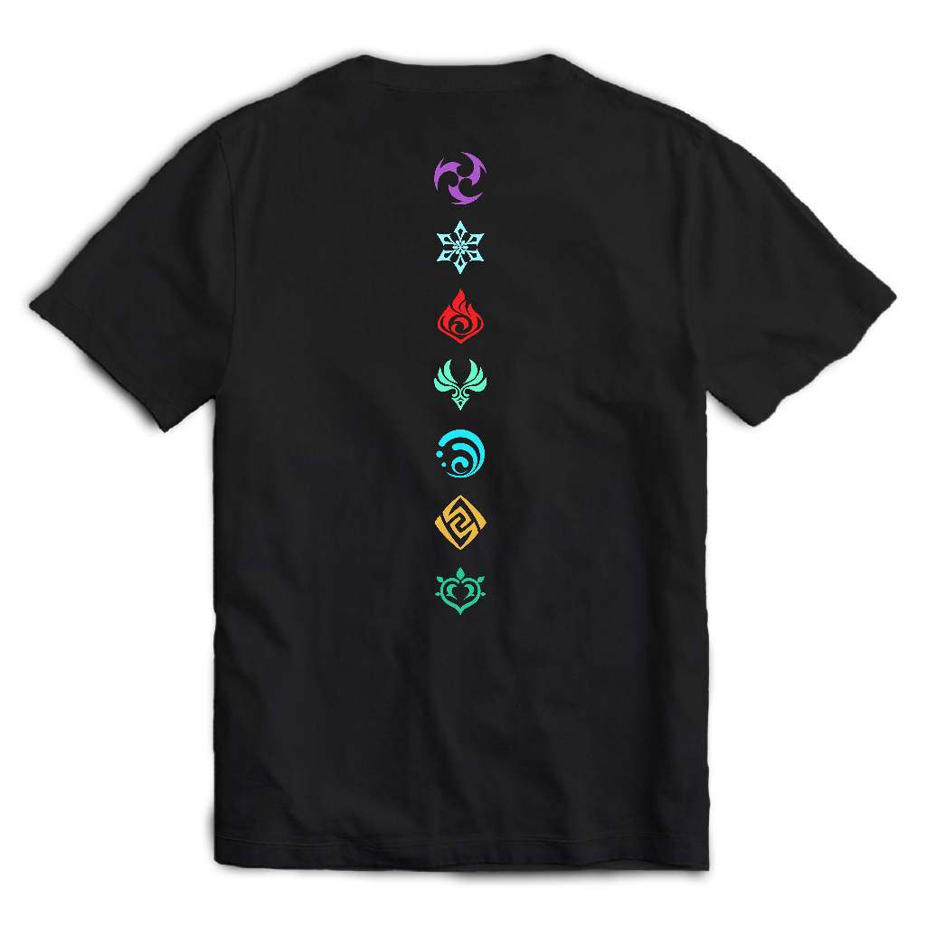 Jual Chakra Positive Kaos Genshin Impact Element Kaos Elemen Genshin