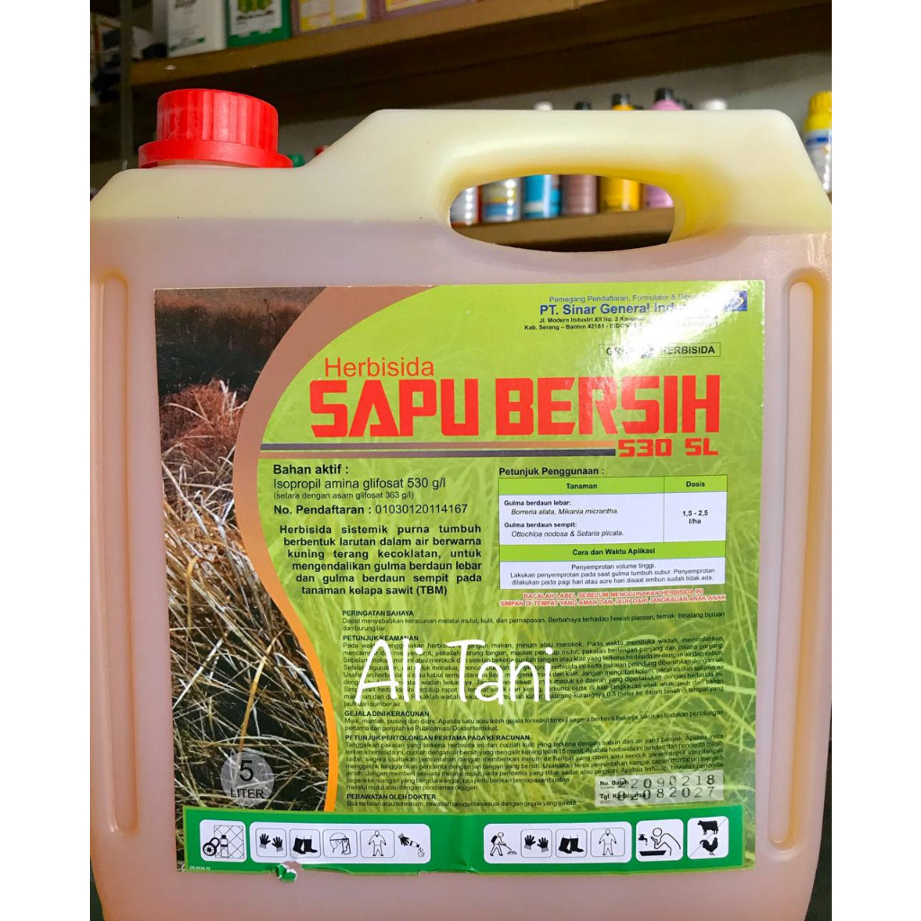 Jual Sapu Bersih 530 Sl Kemasan 5 Liter Herbisida Racun Rumput Sistemik