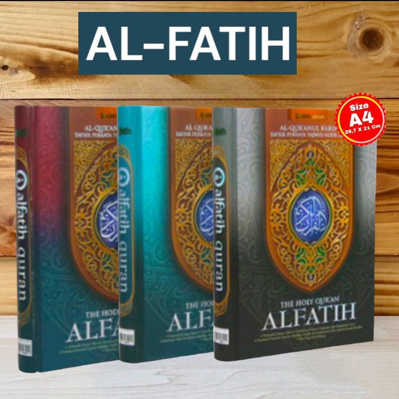 Jual Al Quran Terjemah Perkata Latin Tajwid Kode Al Fatih Ukuran A4 ...