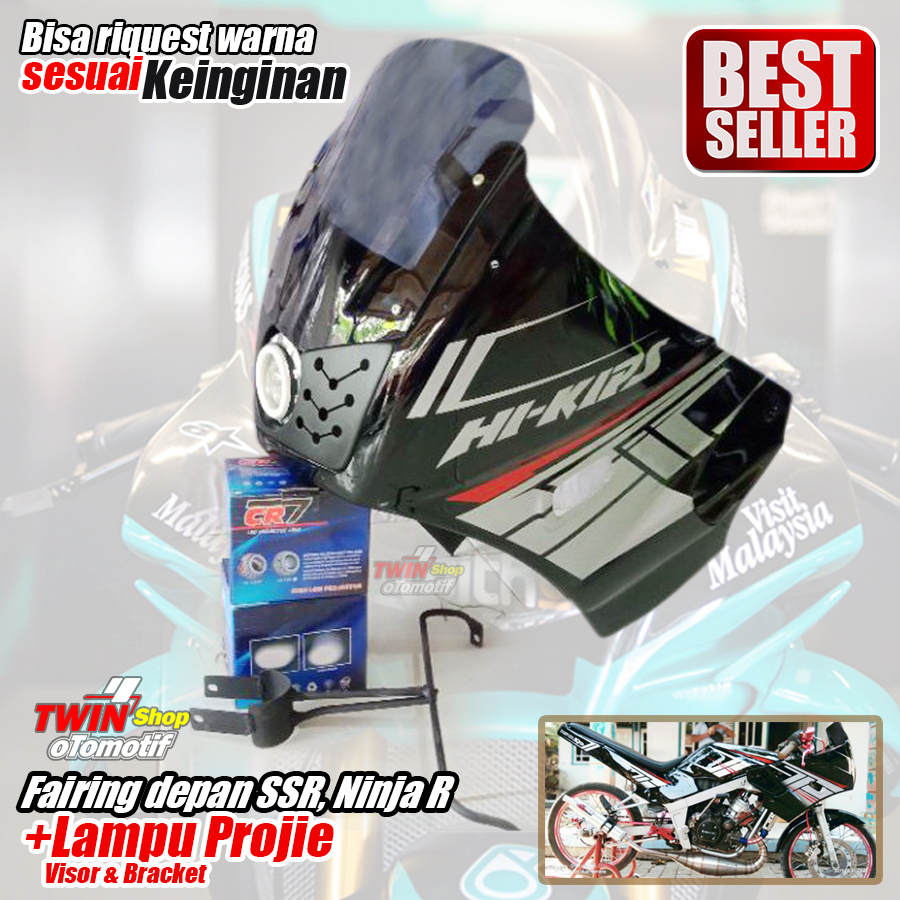 Jual Fairing SSR lampu NINJA R bejita, Fairing ssr depan/fairing kr ...