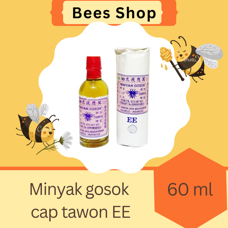 Jual Minyak Gosok Cap Tawon Ee 60 Ml Shopee Indonesia