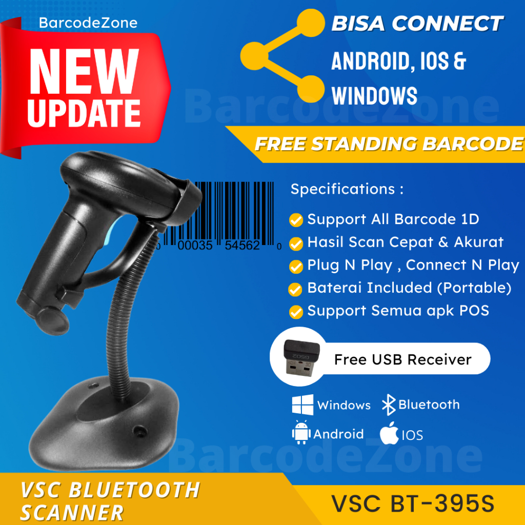 Jual Barcode Scanner Terlengkap & Harga Terbaru Agustus 2026 | Shopee ...