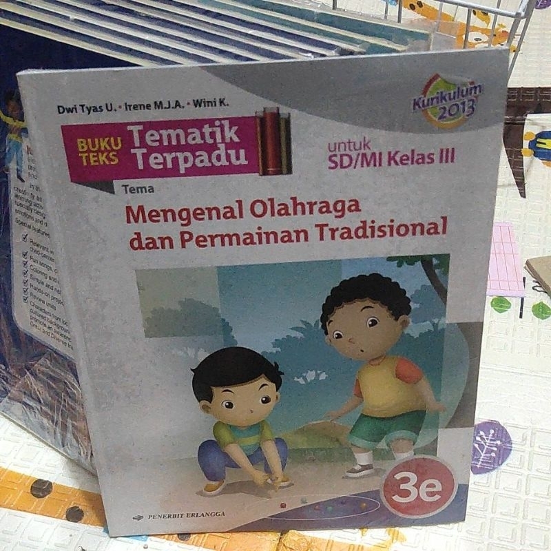 Jual Original Buku Teks Tematik Terpadu Tema Mengenal Olahraga Dan ...