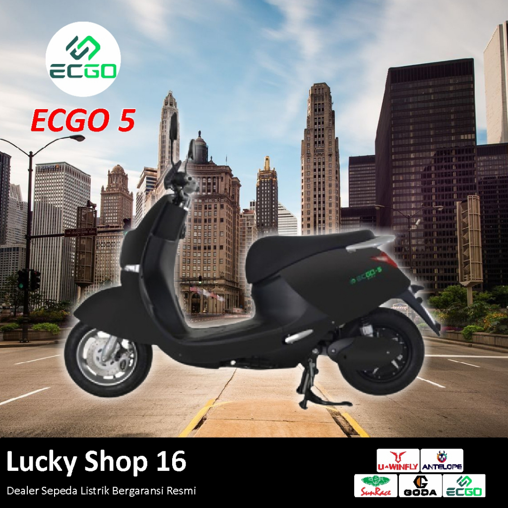 Jual Sepeda Motor Listrik Ecgo Baru Murah Shopee Indonesia