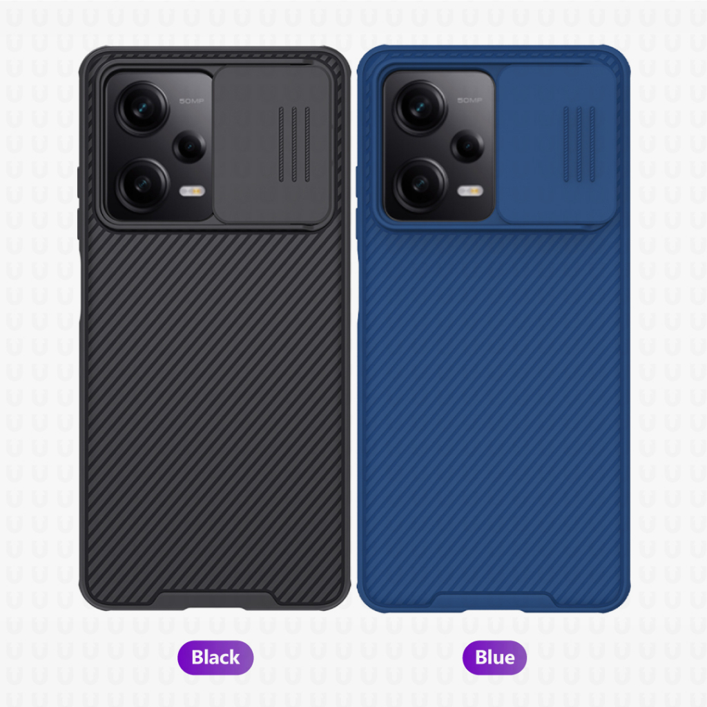 XTCASE Cover per Xiaomi 12T Pro Custodia, Protezione Copri Fotocamera Scorrevole Ultra Sottile Rigida Hard Antiurto Antigraffio Antiscivolo Shockproof Protettiva Case, Nero