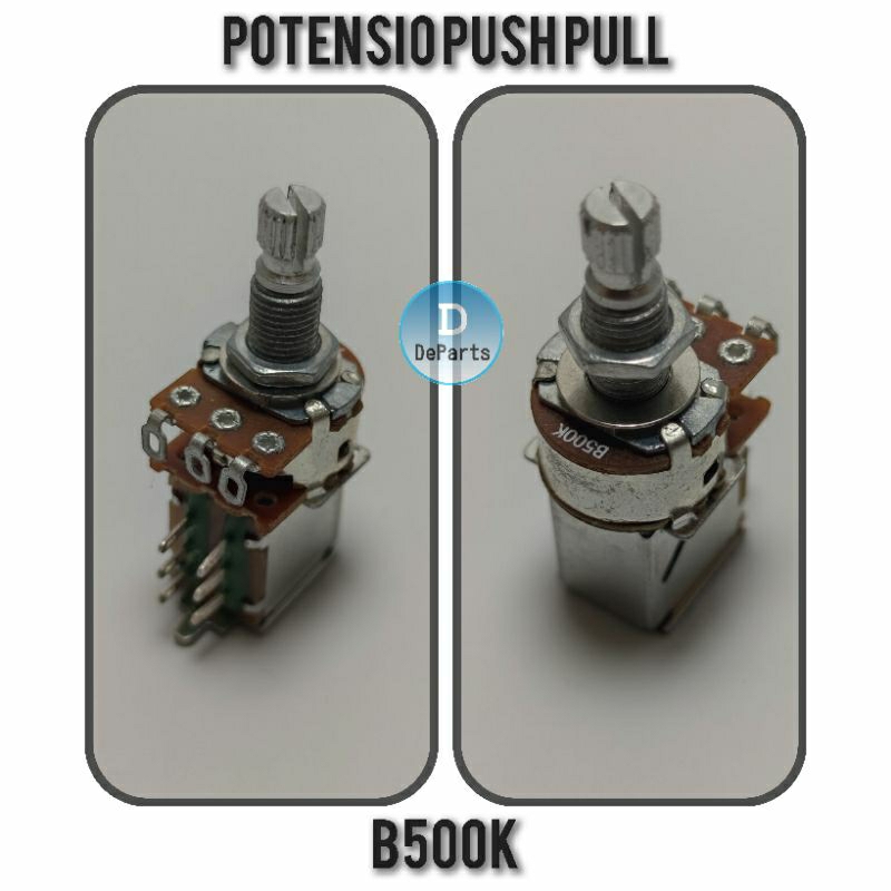 Potenziometri Push-pull Musiclily Pro B500K – 2 Pezzi, Ottone, Per Chitarra Elettrica