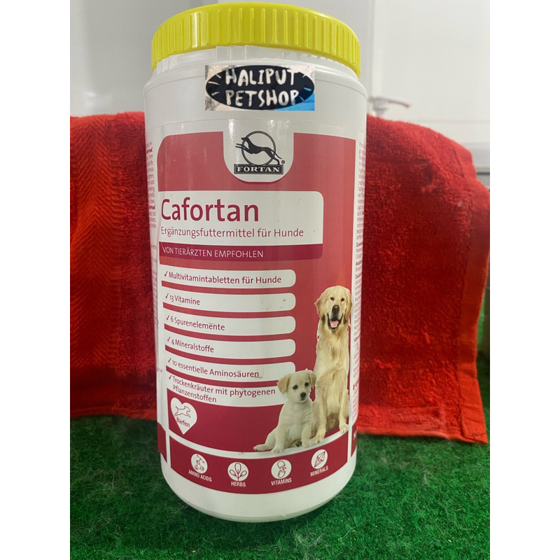 Jual Cafortan Suplemen dan Multivitamin untuk Anjing 1000 Gram | Shopee ...