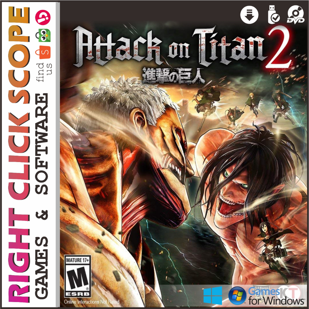 Jual Attack On Titan 2 PC Game | Shopee Indonesia