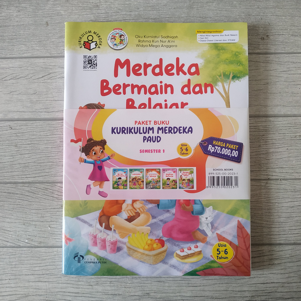 Jual Buku PAUD TK Kurikulum Merdeka (Usia 5-6 Tahun) Semester 1 Lengkap ...