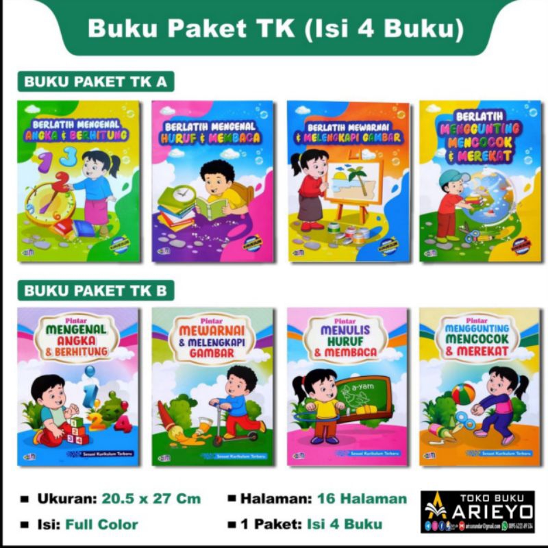 Jual BUKU BELAJAR ANAK TK A & TK B | Shopee Indonesia