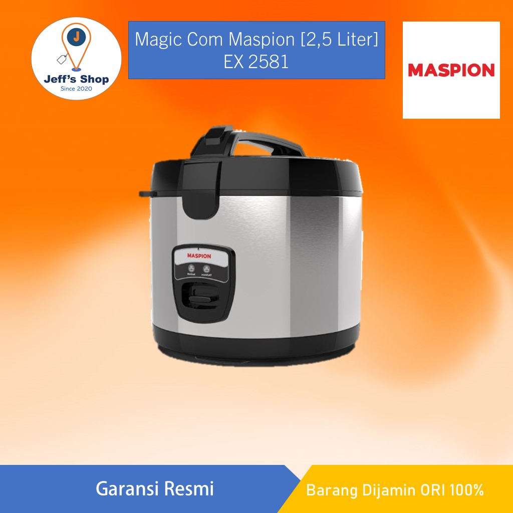 Jual Magic Com Maspion EX-2581 EXCLUSIVE ( 2.5 LITER) | Shopee Indonesia