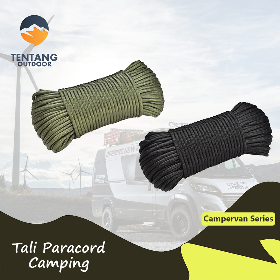 Jual Tali Prusik Paracord 10 Core 31 Meter Camping Hiking Adventure