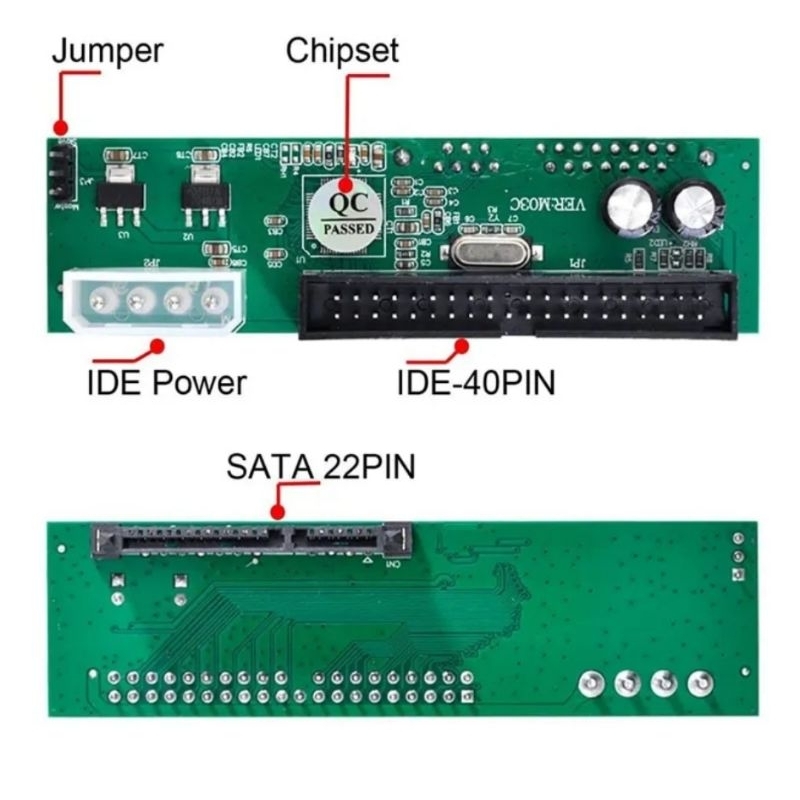 Jual Kabel konverter adaptor kartu konverter IDE/PATA HDD 3.5 