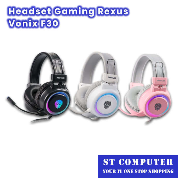 Jual Headset Gaming Rexus Vonix F30 | Shopee Indonesia