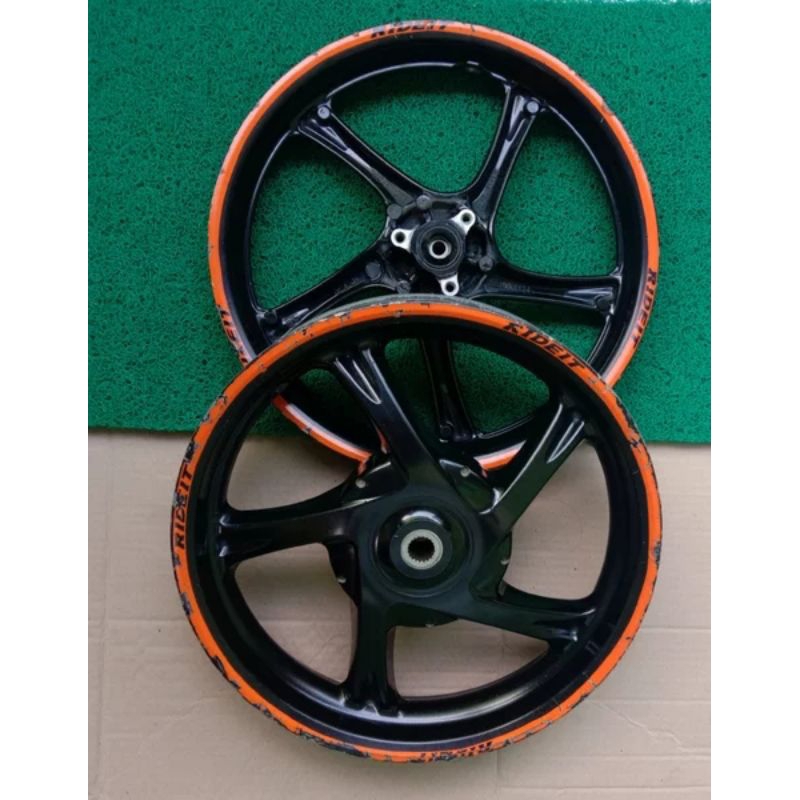 Jual velg yamaha mio z-soul gt 125 led-fino 125 original bawaan motot