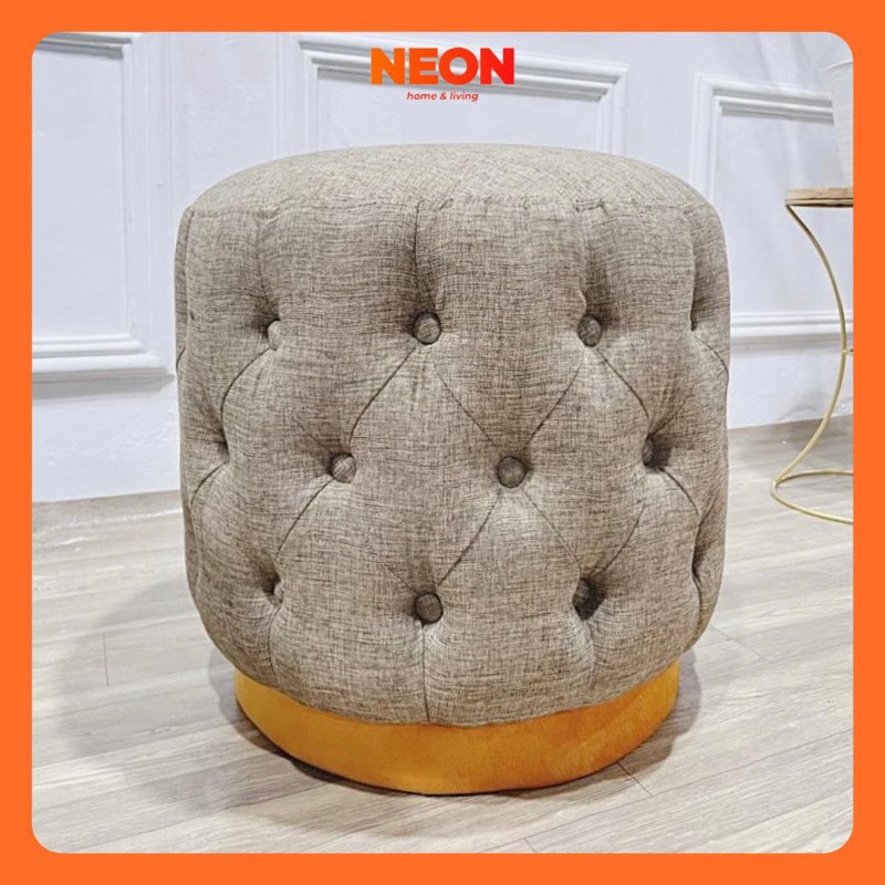 Jual NEON Stool Layla | Kursi | Bangku | Ottoman | Shopee Indonesia