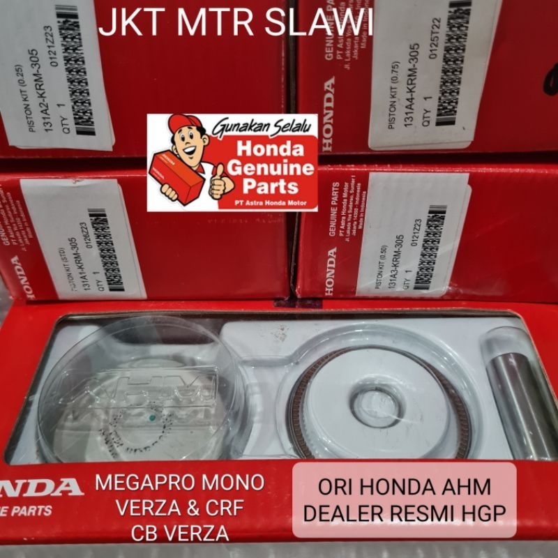 Jual piston kit ring seher piston pen verza megapro monoshock crf cb