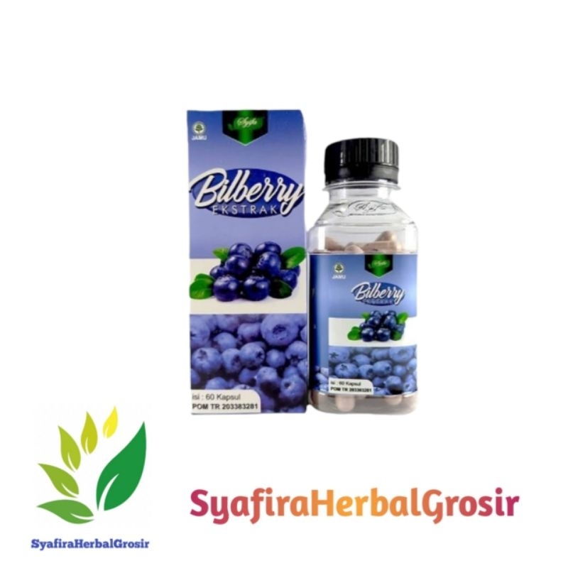 Jual Kapsul Ekstrak Bilberry Kesehatan Mata Syifa Isi 60 Kapsul