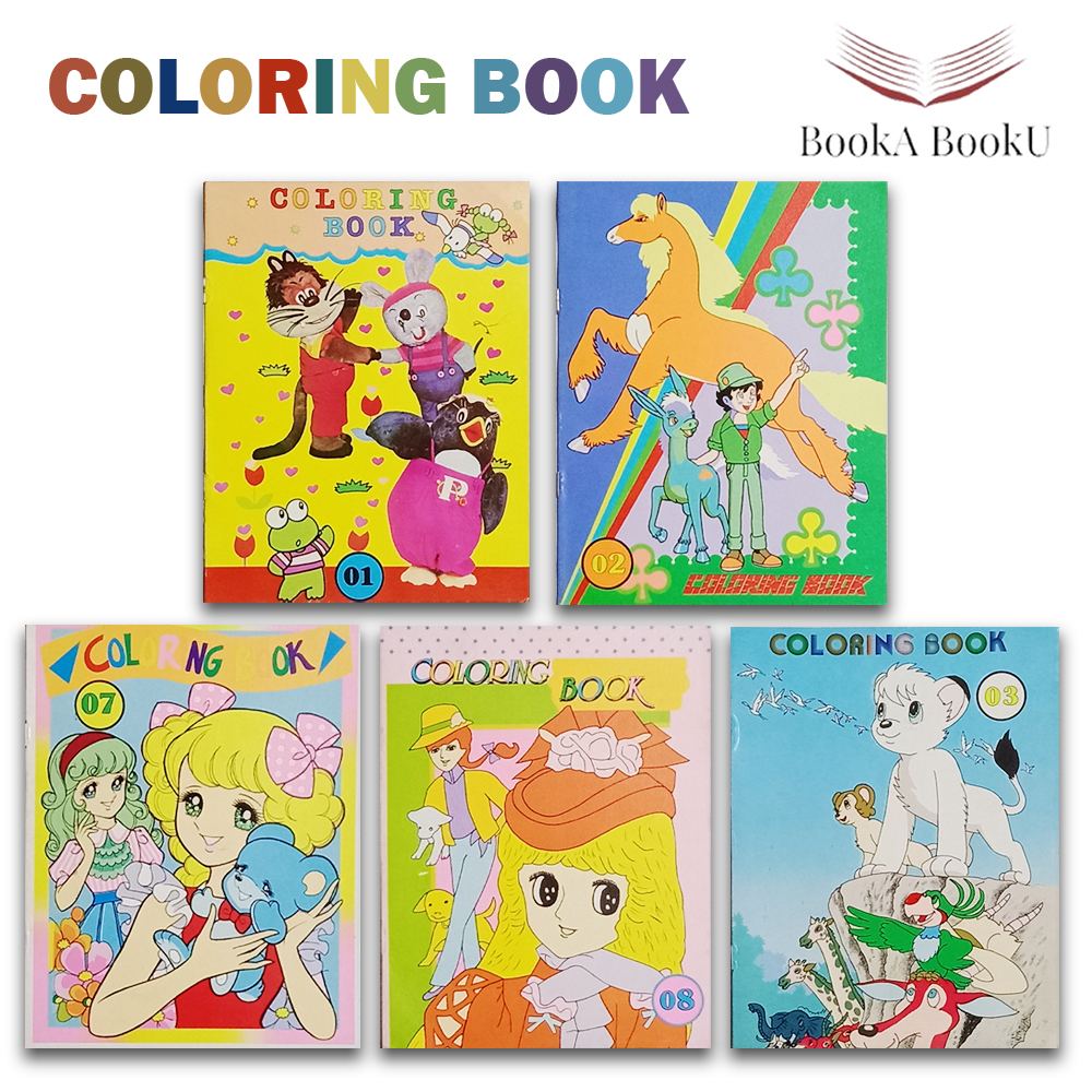 Jual Coloring Book / Buku Mewarnai / Buku Mewarnai Dengan Contoh