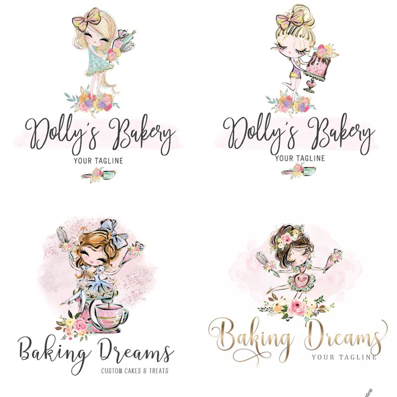 Jual ARABELLA DOLLY BAKERY JASA BIKIN DESAIN LOGO BISNIS