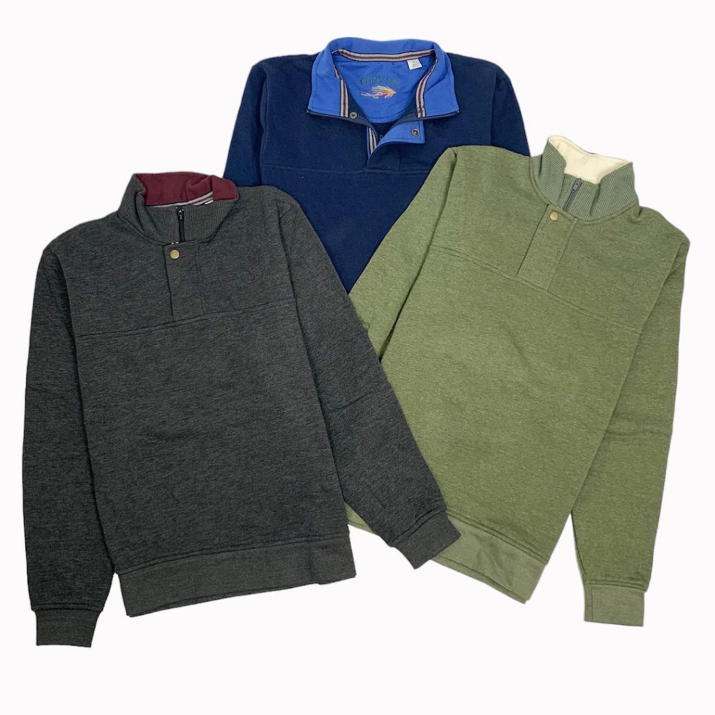 Orvis signature fleece outlet pullover