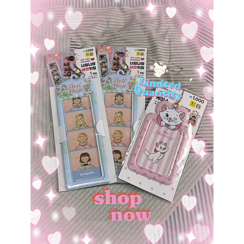 Jual CAHOL CARD HOLDER PHOTOSTRIP HOLDER DAISO KOREA SEALED DISNEY