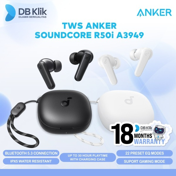 Jual TWS Anker Soundcore R50i A3949 - True Wireless Earbuds Soundcore ...