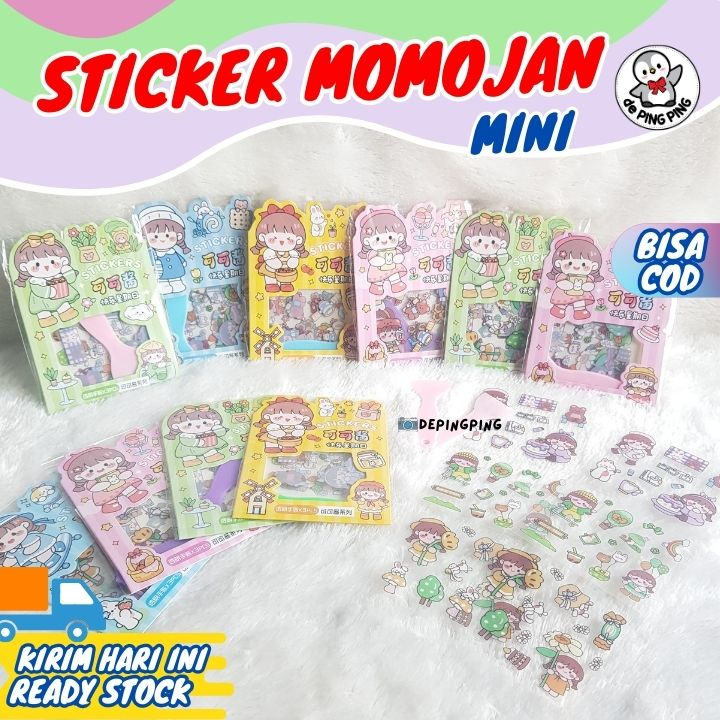 Jual Sticker Korea Momojan Mini / Sticker Waterproof / Sticker Tumblr