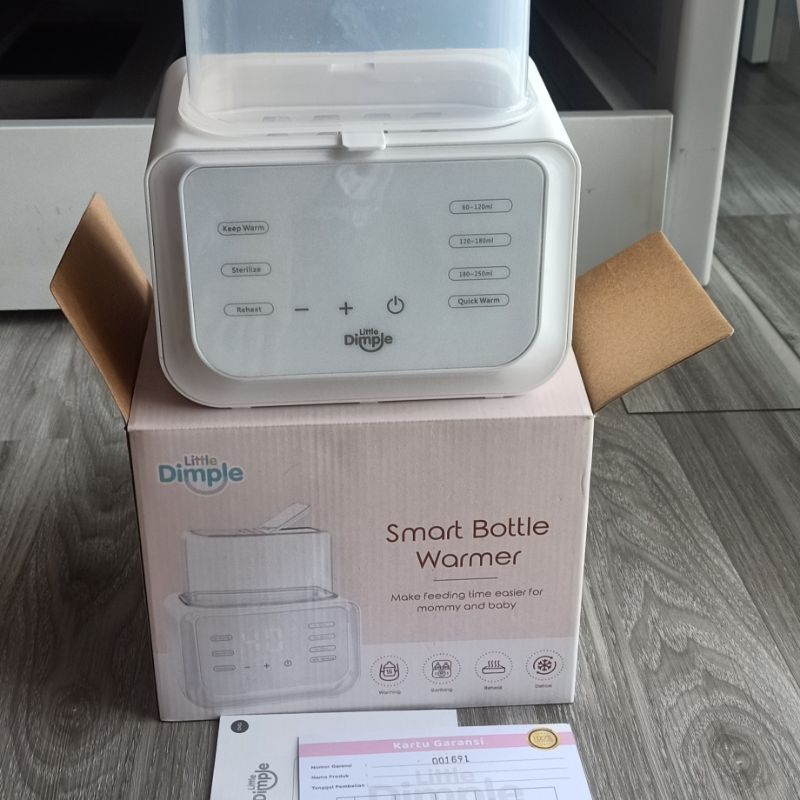 Jual PRELOVED little dimple smart bottle warmer ( WHITE) | Shopee Indonesia