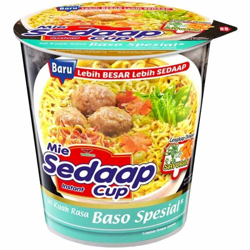 Jual Sedaap Mie Instant Cup Baso Bleduk Korean Spicy Soup Korean