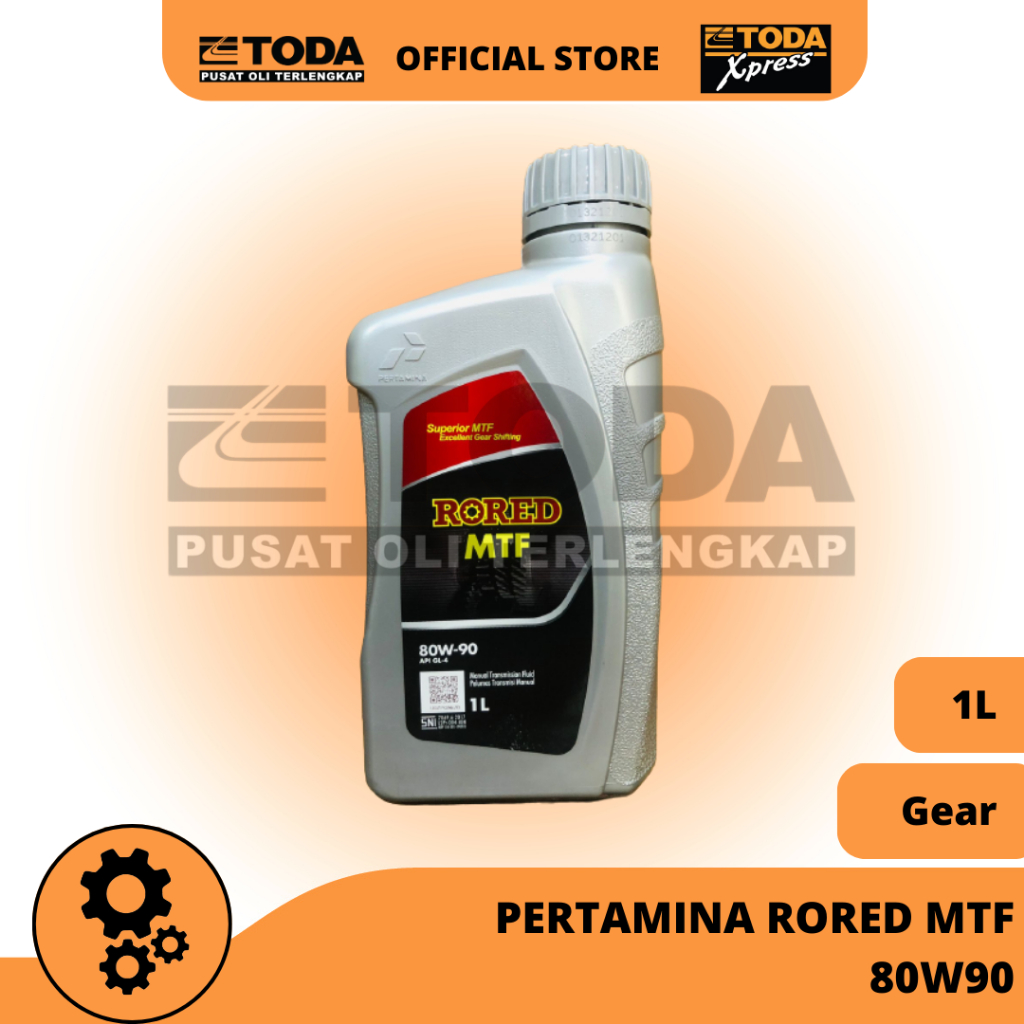 Jual Oli Gardan Pertamina Rored MTF 80W-90 API GL-4 1L Original ...