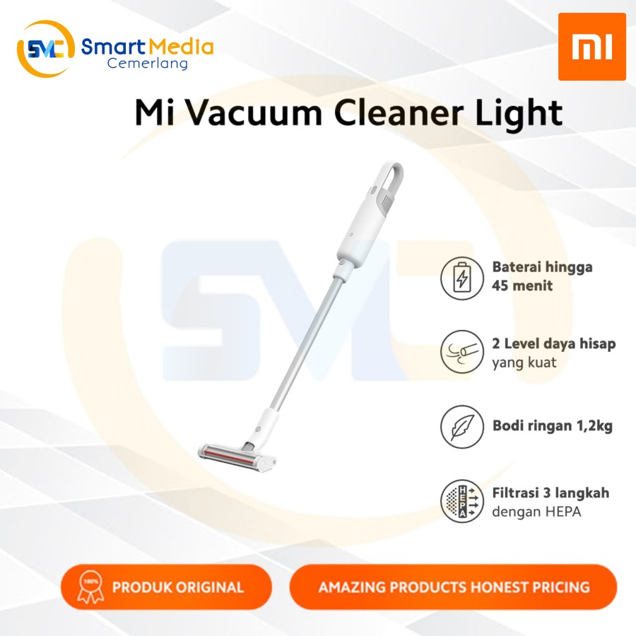 Jual Xiaomi Official Mi Vacuum Cleaner Light Filtrasi 3 Langkah ...