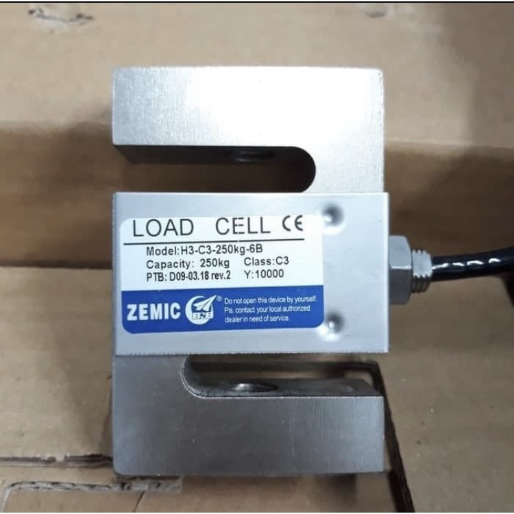Jual Load Cell Zemic H3 250 Kg / Sensor Timbangan Zemic Tipe S 250 Kg ...