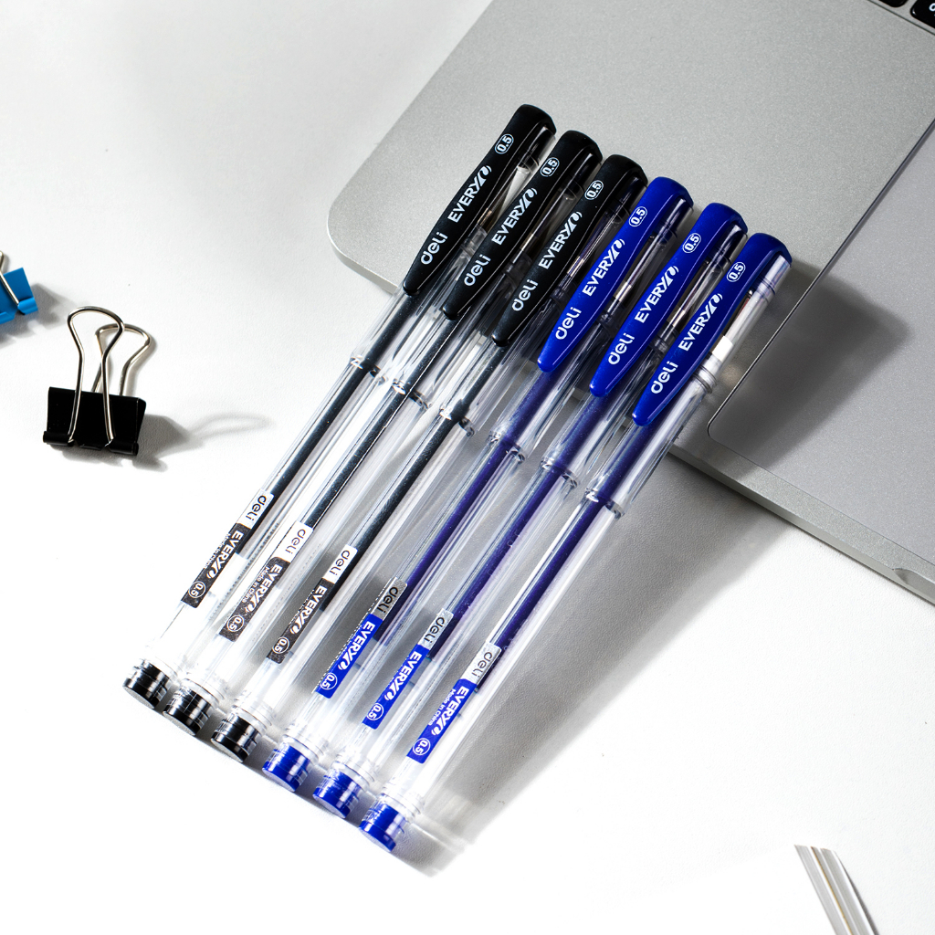 Deli Pulpen Gel / Gel Pen 0.5 mm Nyaman Digenggam EG65 1 PCS (5)