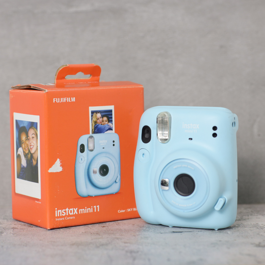 Jual FUJIFILM INSTAX MINI 11 SKY BLUE | Shopee Indonesia