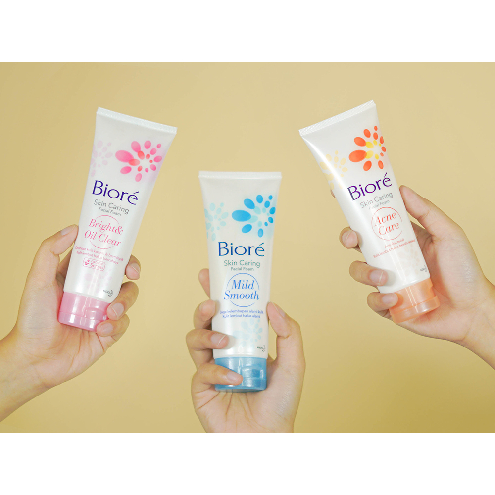 Jual BIORE Skin Caring Facial Foam Original | Shopee Indonesia