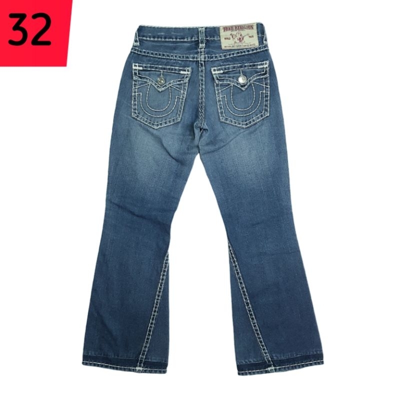 TRUE RELIGION ホワイトデニムジーンズ　JOEY 30 ブーツカット TRUE RELIGION ホワイトデニムジーンズ JOEY 30 ブーツカット