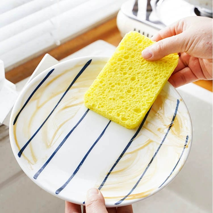 Jual Spons Cuci Piring Spons pembersih anti minyak / Sponge kuning ...