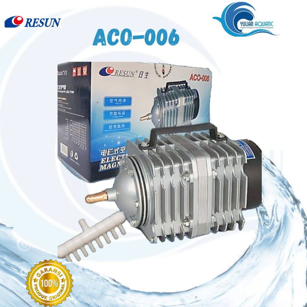 Jual RESUN ACO-006 Pompa Udara Aerator Electromagnetic Air Compressor ...
