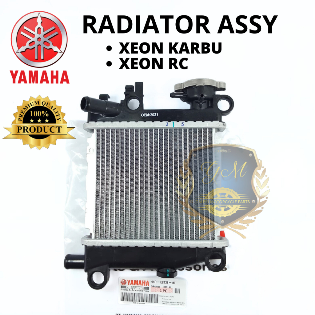 Jual ORIGINAL RADIATOR COOLANT ASSY YAMAHA XEON RC XEON KARBU LAMA ...