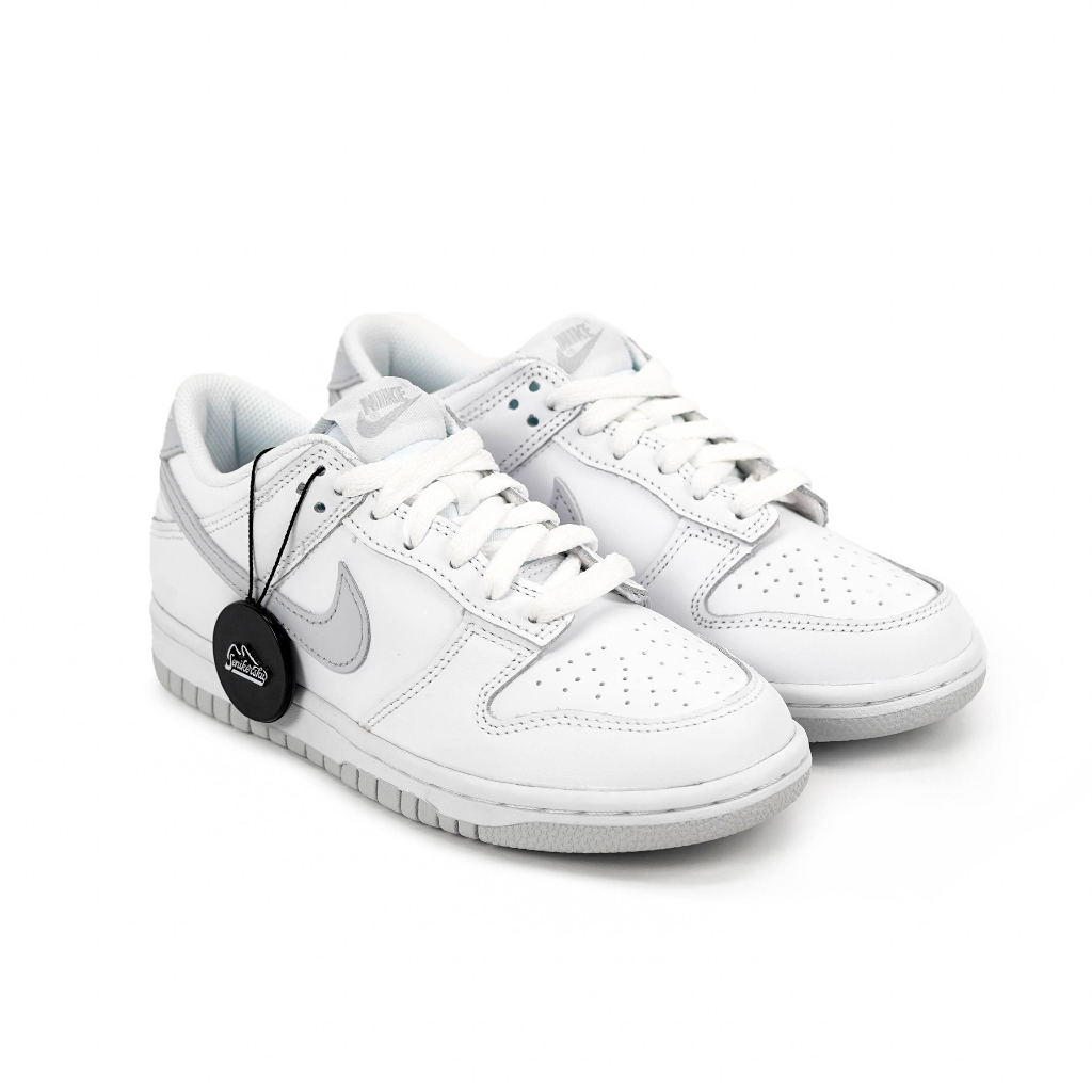 dunk low white pure platinum