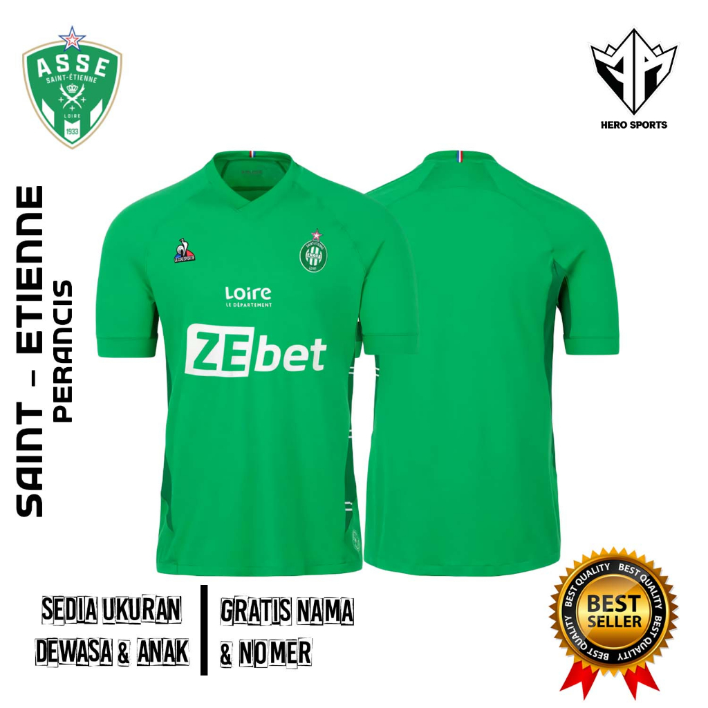 Jual Jersey Saint Etienne 2021/2022 Full Printing | Shopee Indonesia