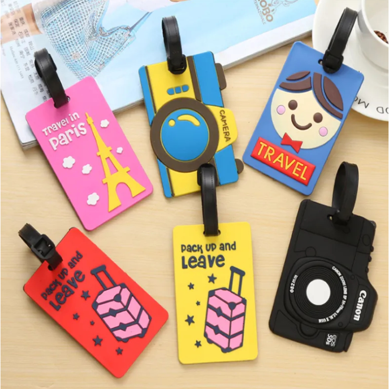 Jual Travel Luggage Tag Label Koper Motif Lucu Koper mudah dikenal ...