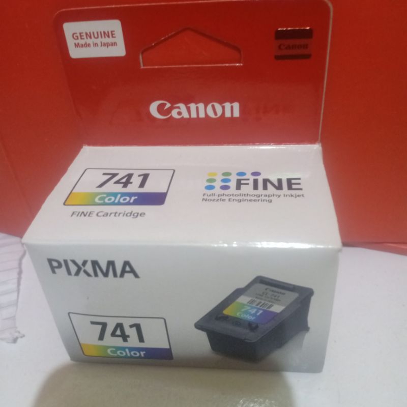 Jual TINTA CARTRIDGE CANON 741 COLOR baru ORIGINAL | Shopee Indonesia