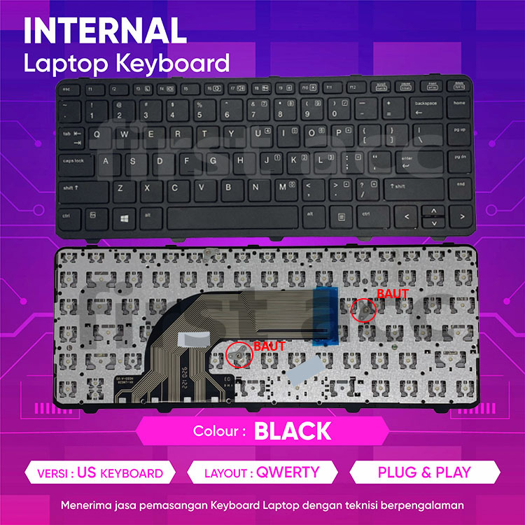 Jual Keyboard HP Probook 640 G1 645 G1 455 G1 New | Shopee Indonesia