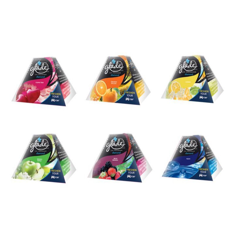 Jual Glade Diamond Car Perfume Reguler 80 ml Shopee Indonesia