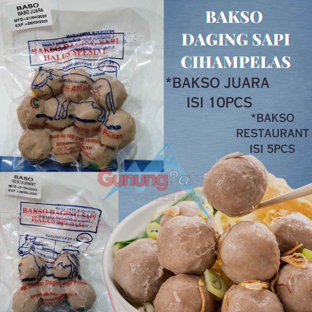 Jual CIHAMPELAS BASO RESTO & BASO JUARA (VARIAN) | Shopee Indonesia